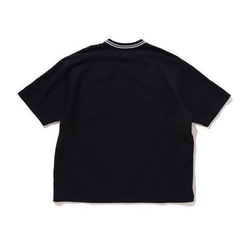 FRED PERRY × BEAMS Oversize Pique T-shirts Black