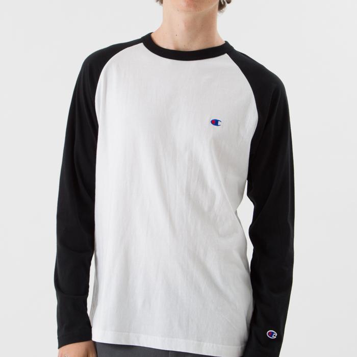Champion Basic Raglan L/S T-shirt BW ( C3-P402) – BND Apparel